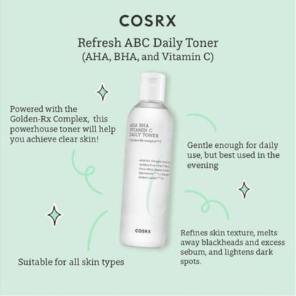 AHA BHA Vitamin C Daily Toner