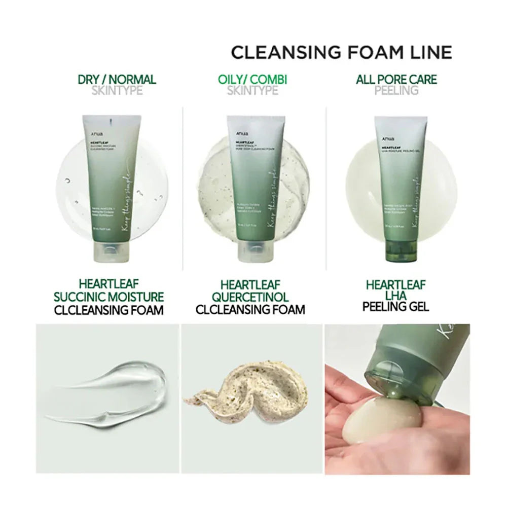 Anua heartleaf cleansing foam